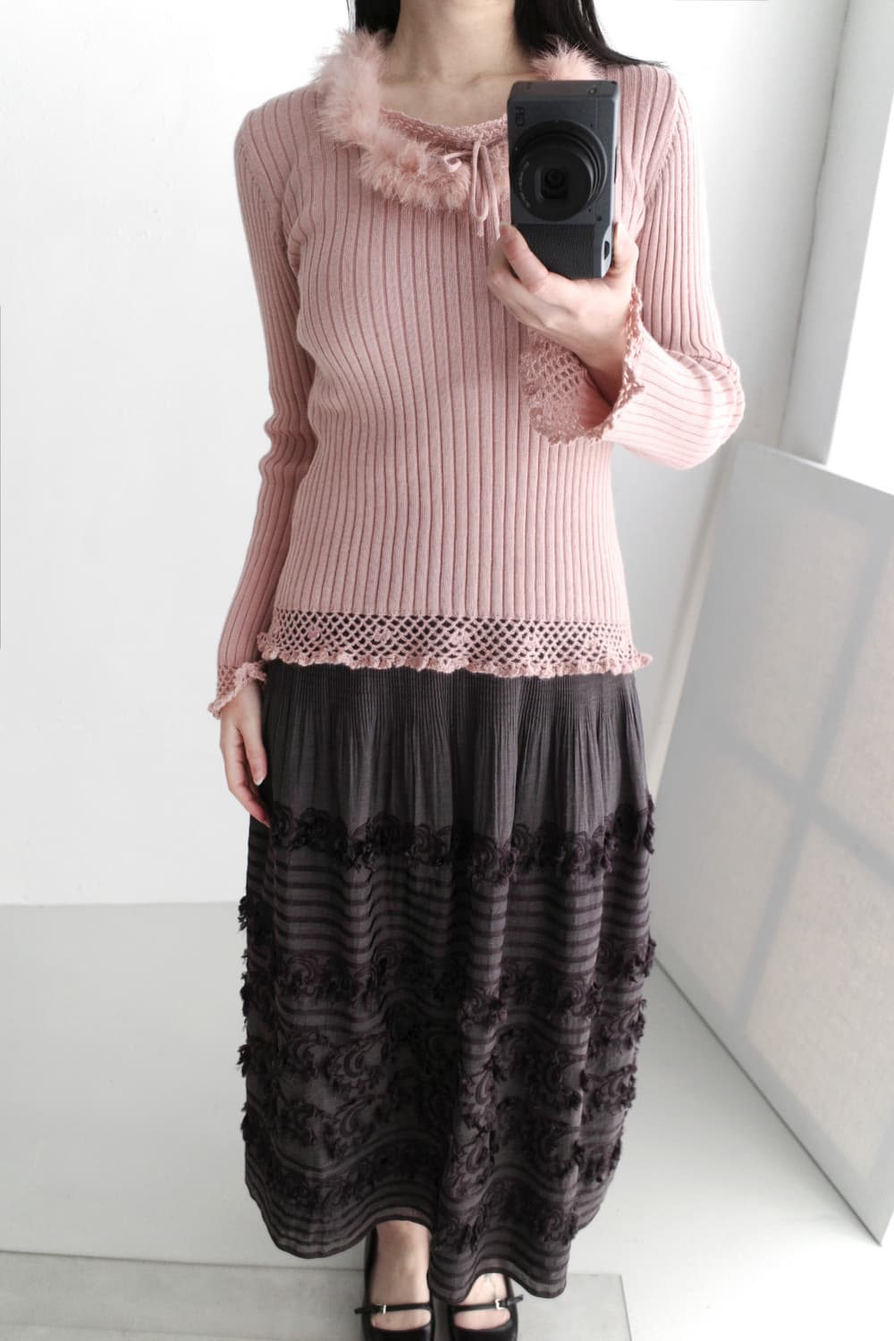 fur crochet knit  상품이미지6