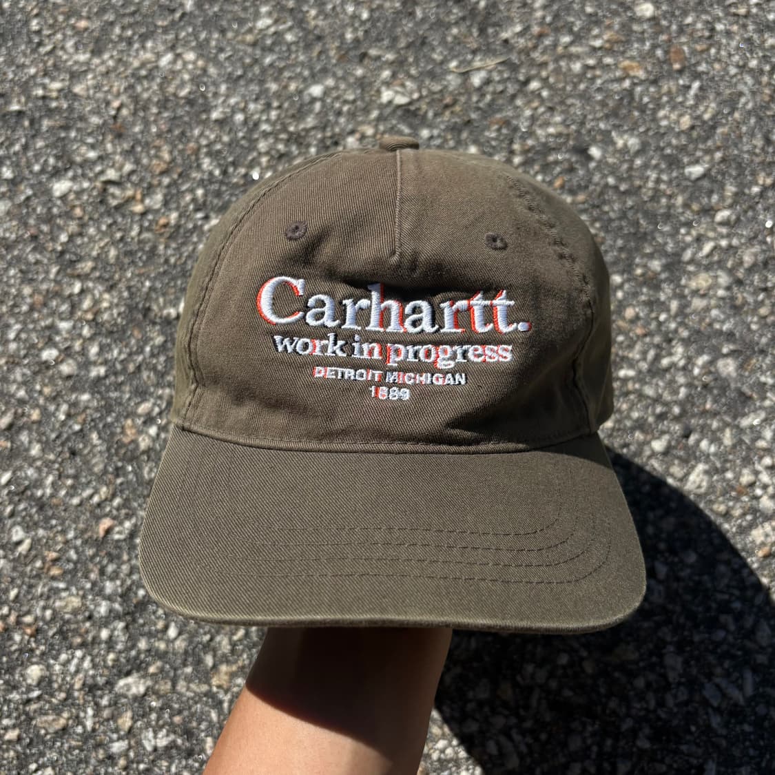 Carhartt WIP 칼하트 카키컬러 볼캡 상품이미지2