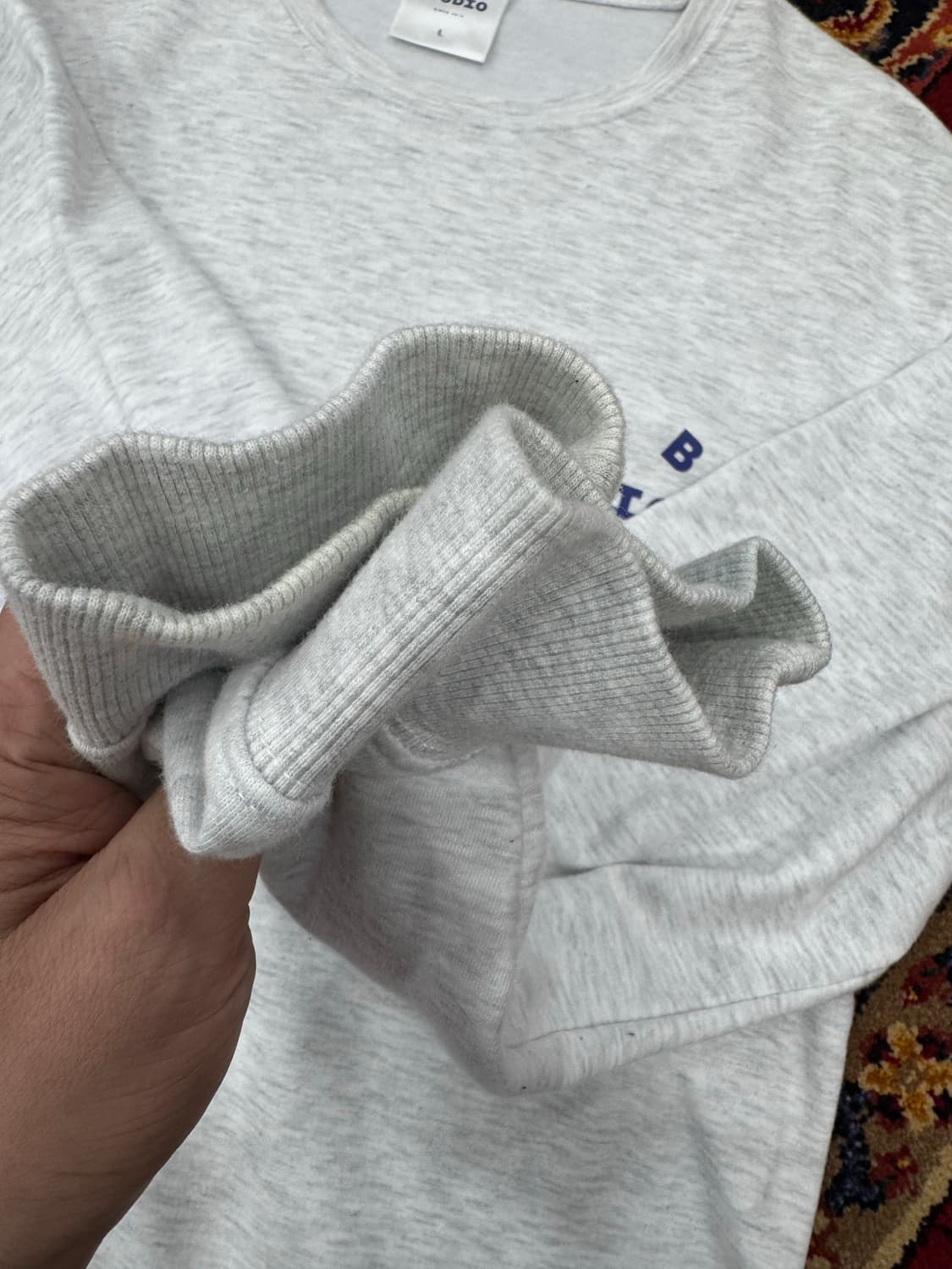 아이앱스튜디오 롱슬리브 라이트 그레이 L 상품이미지9