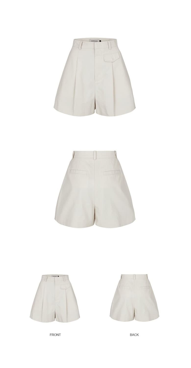 킨더살몬  Tuck Shorts 팬츠 상품이미지3