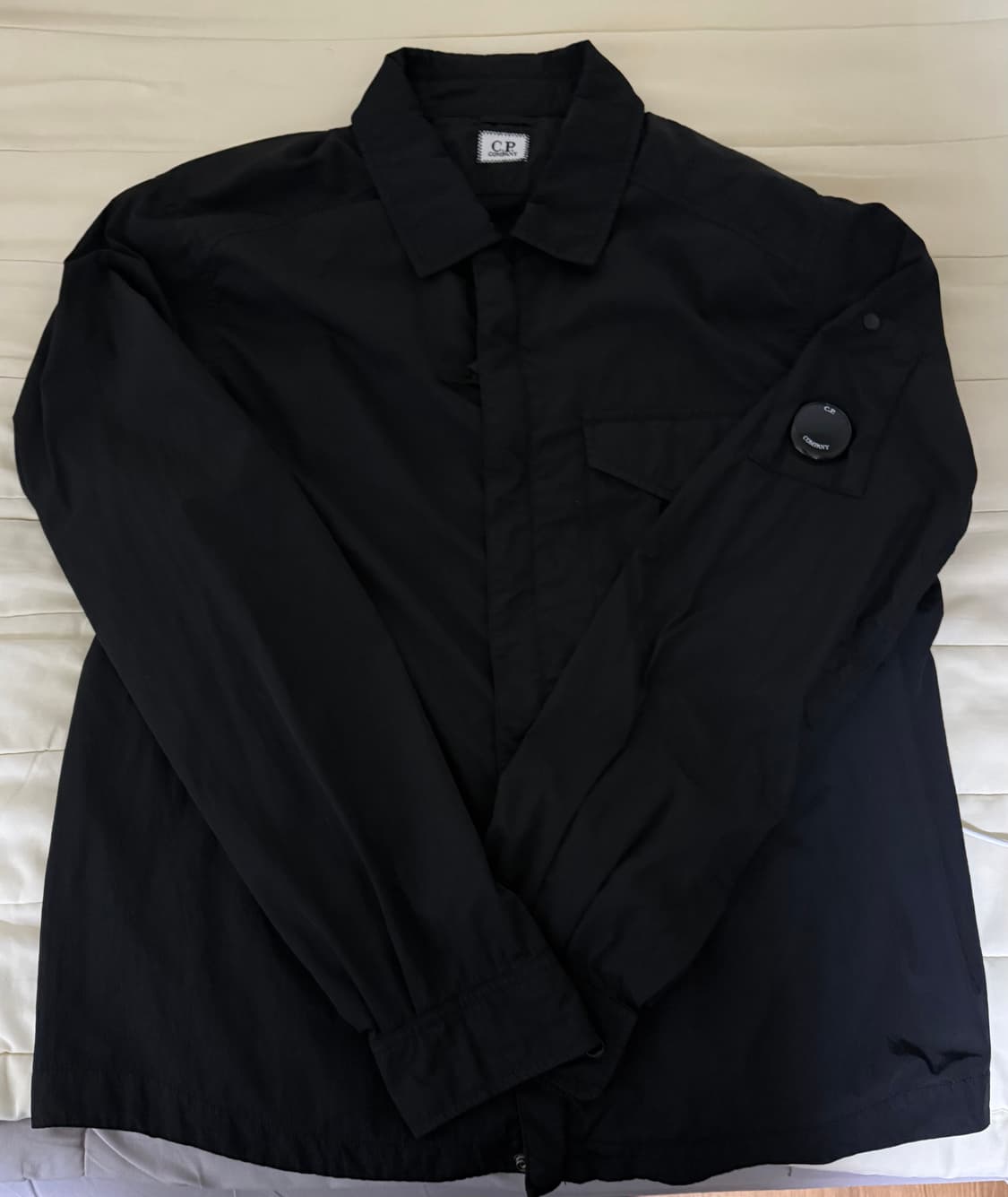 CP 컴퍼니 크롬-R 지퍼 셔츠 자켓 - 블랙 상품이미지3