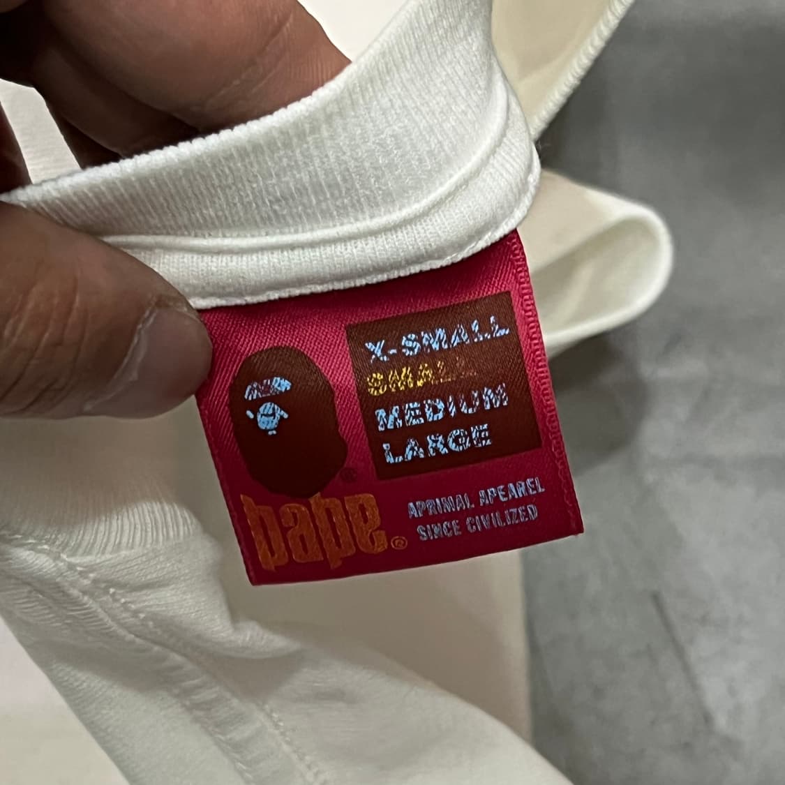  베이프 마일로 온 사루 반팔티 y16018 상품이미지6