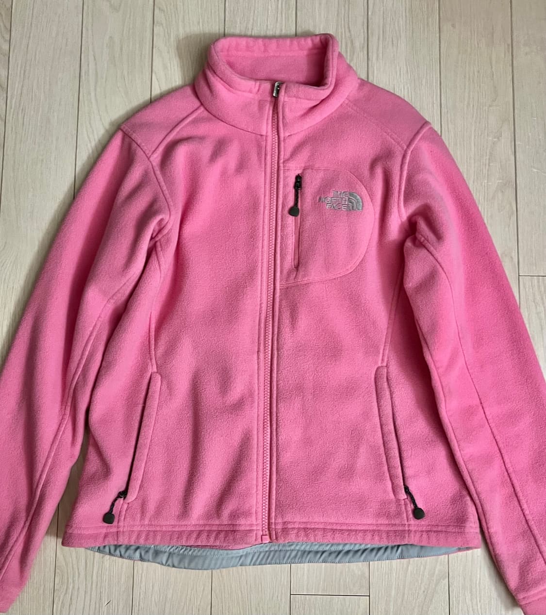 노스페이스 핑크 후리스 플리스 집업 y2k 상품이미지1