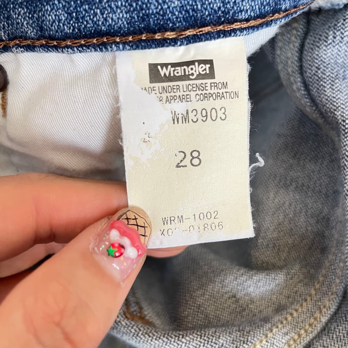 (30) 랭글러 진청 워싱 데님 팬츠 상품이미지7