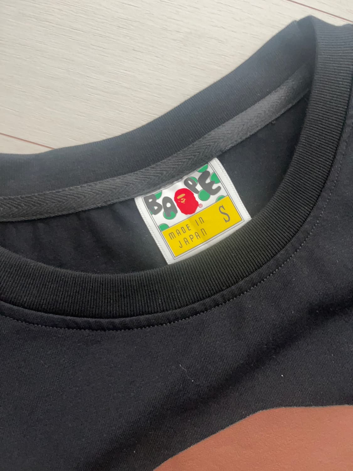 베이프 빅 에이프 헤드 티셔츠 블랙 상품이미지4