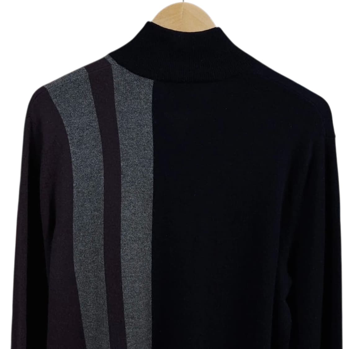 100)TSE 캐시미어100% 반집업 니트 상품이미지4