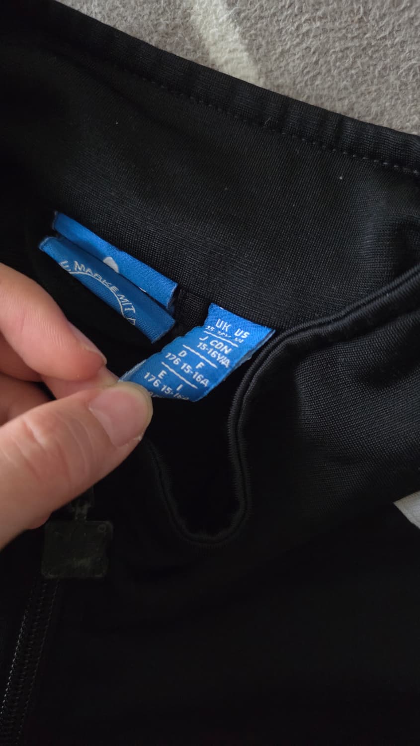 아디다스 파이어버드 빅로고 트랙탑 져지 블랙  상품이미지4