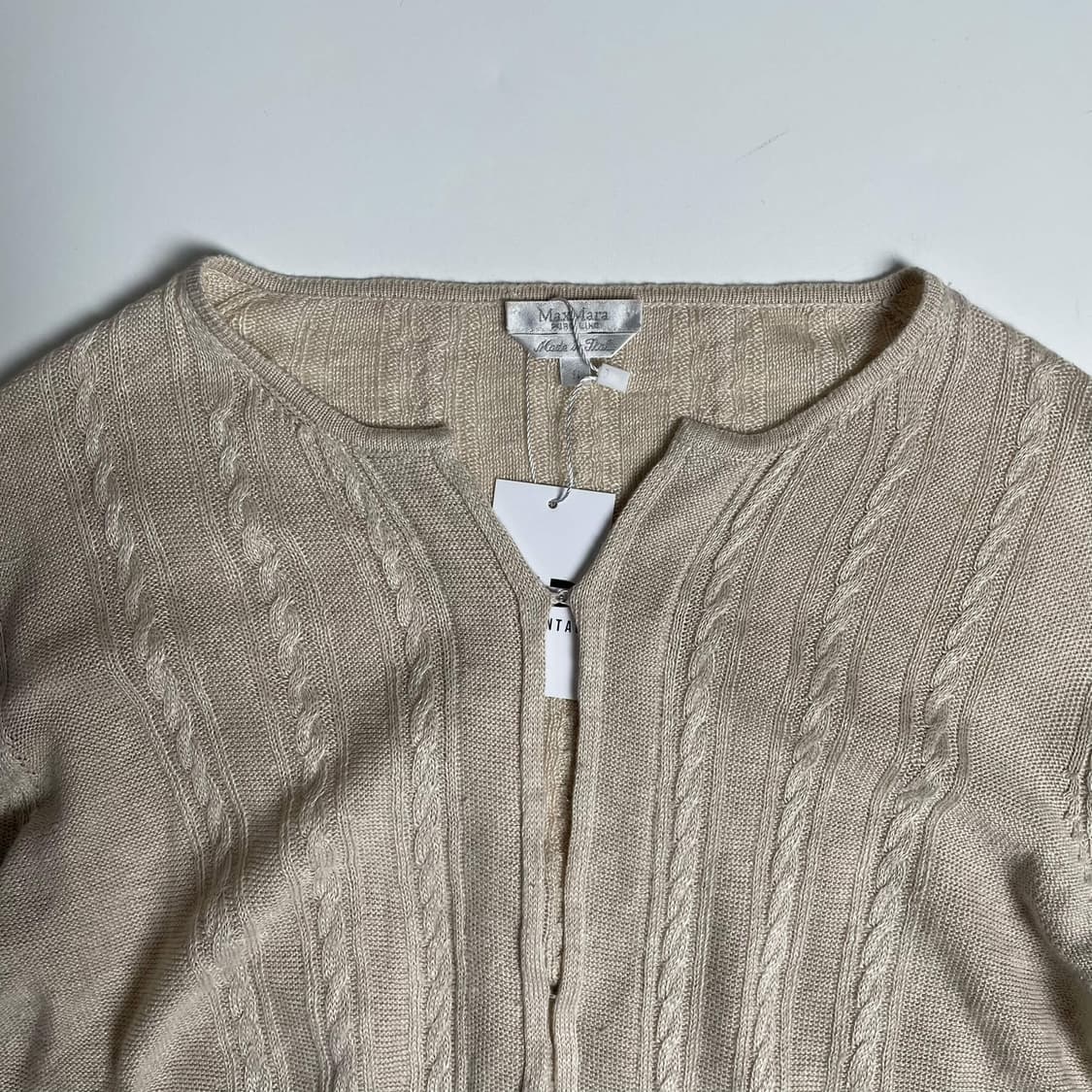 Max mara 린넨 트위스트 가디건 (italy)   상품이미지3