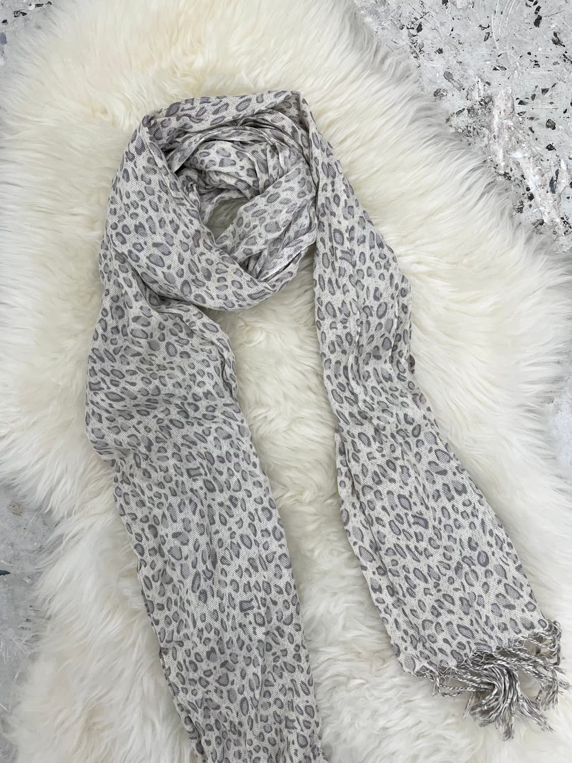 레오파드 코지 머플러  상품이미지6
