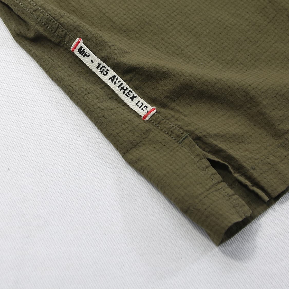 (착용컷) 아비렉스 avirex 립스탑 반팔 셔츠 상품이미지7