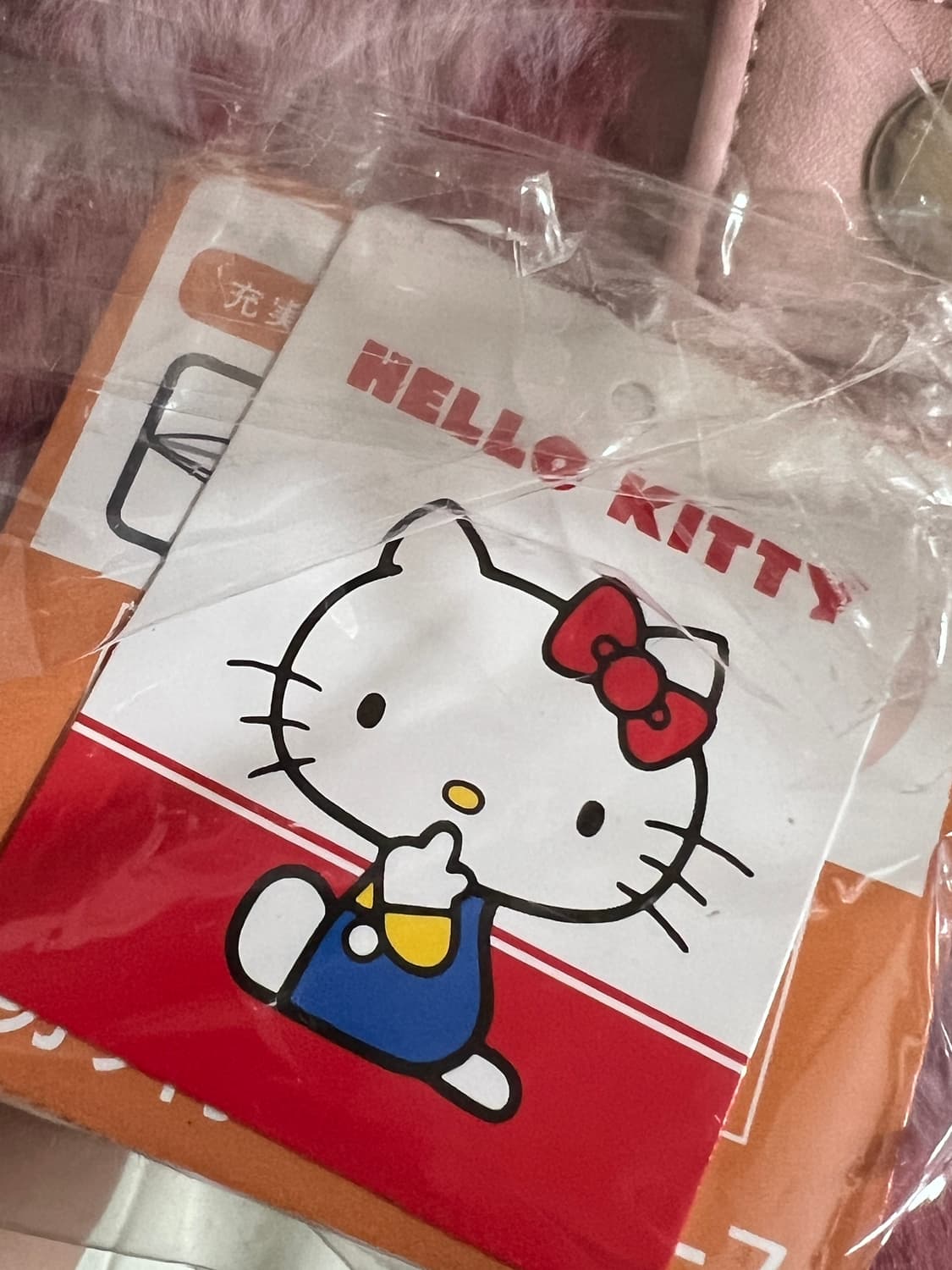 아베일 수납함 핑크털 호피키티 한정판 (새상품) 상품이미지3