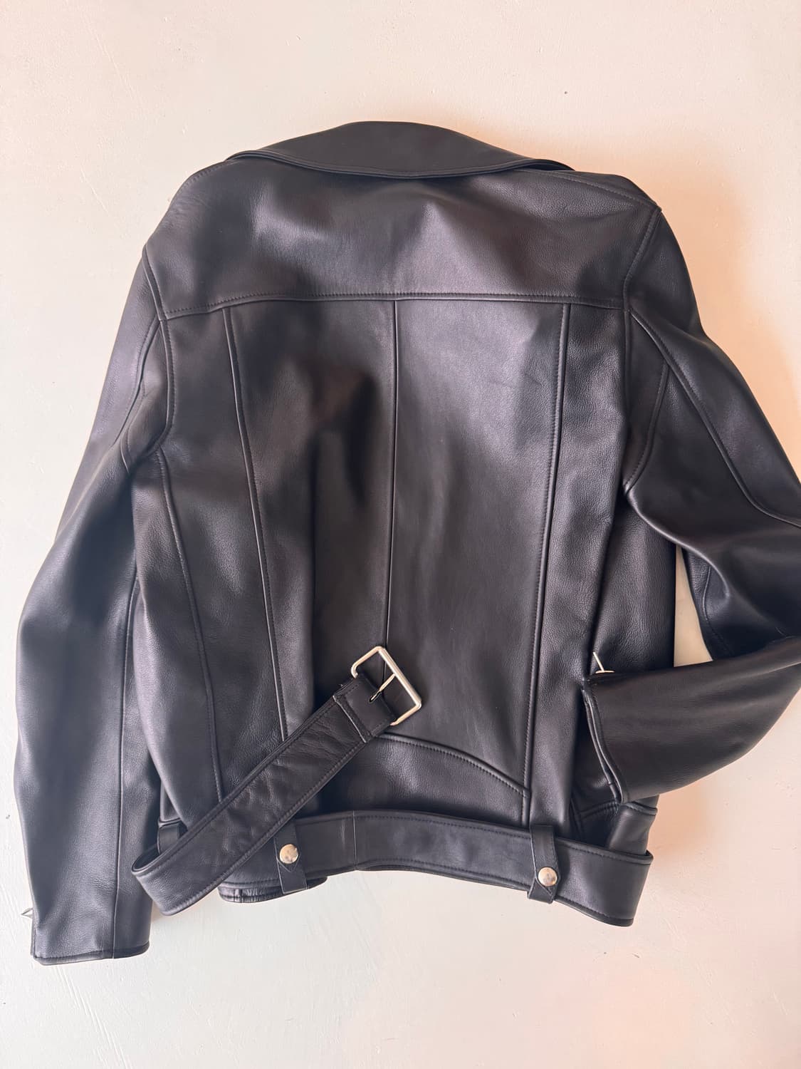 아크네 스튜디오 램스킨 라이더 가죽자켓 NATE CLEAN 46 상품이미지6