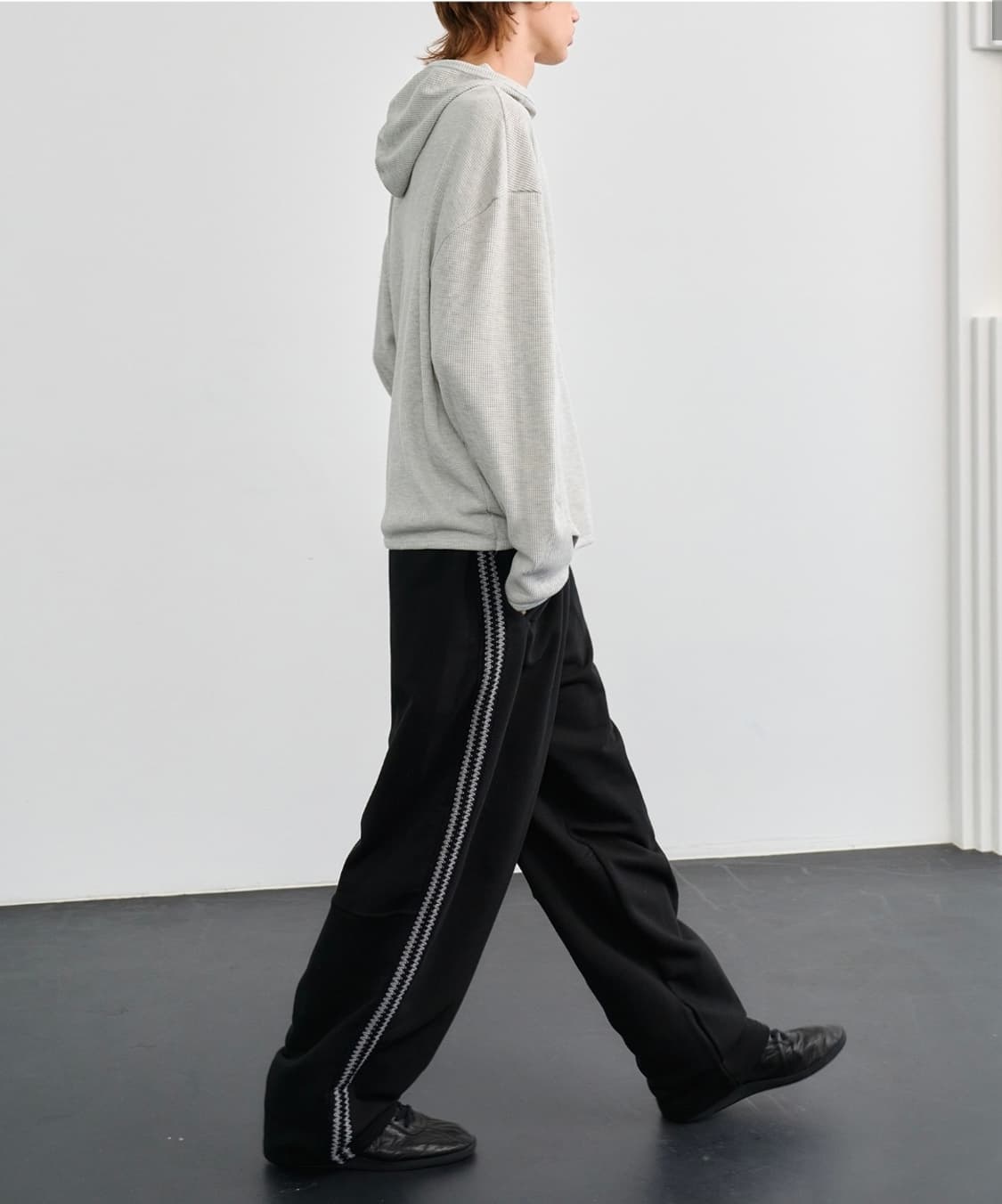 [새상품]노운 트랙 스웻팬츠 track sweat pants black 상품이미지2