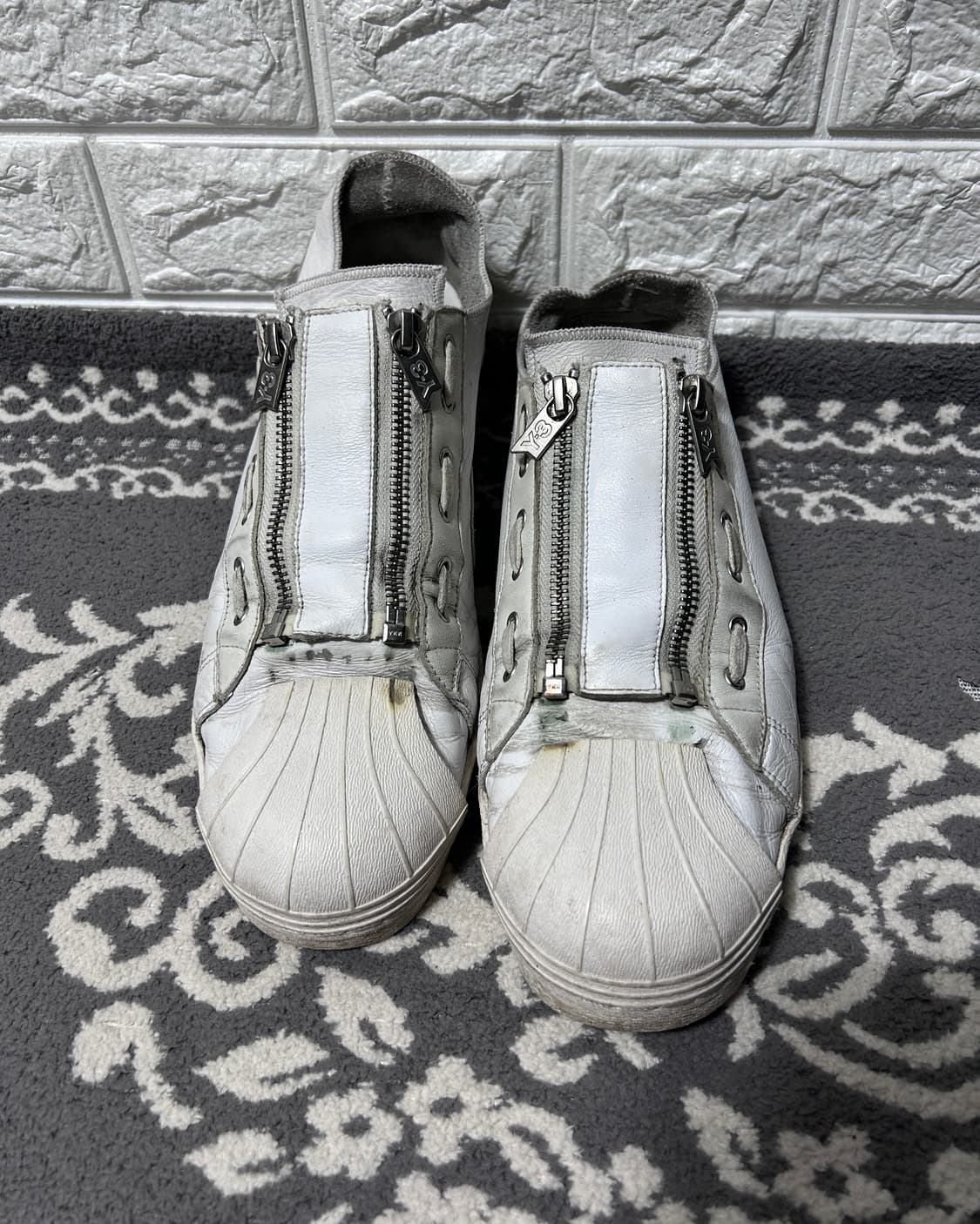 Y-3 X Adidas 더블 짚 쉘 스니커즈 상품이미지2