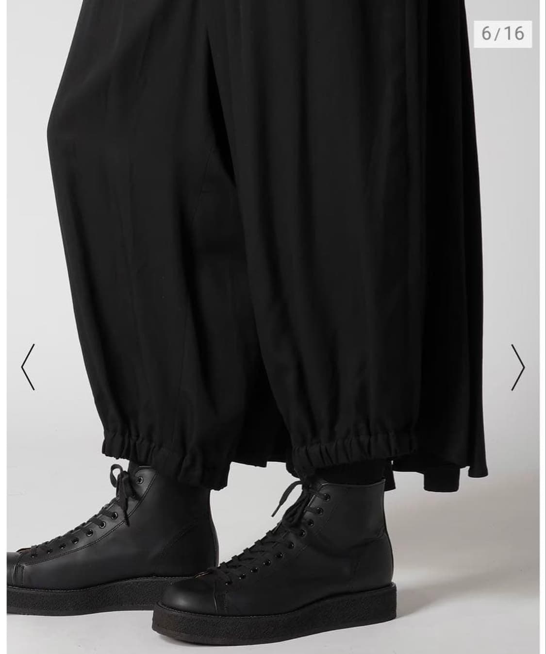 26ss yohji yamamoto pour homme 카라스 팬츠 상품이미지2