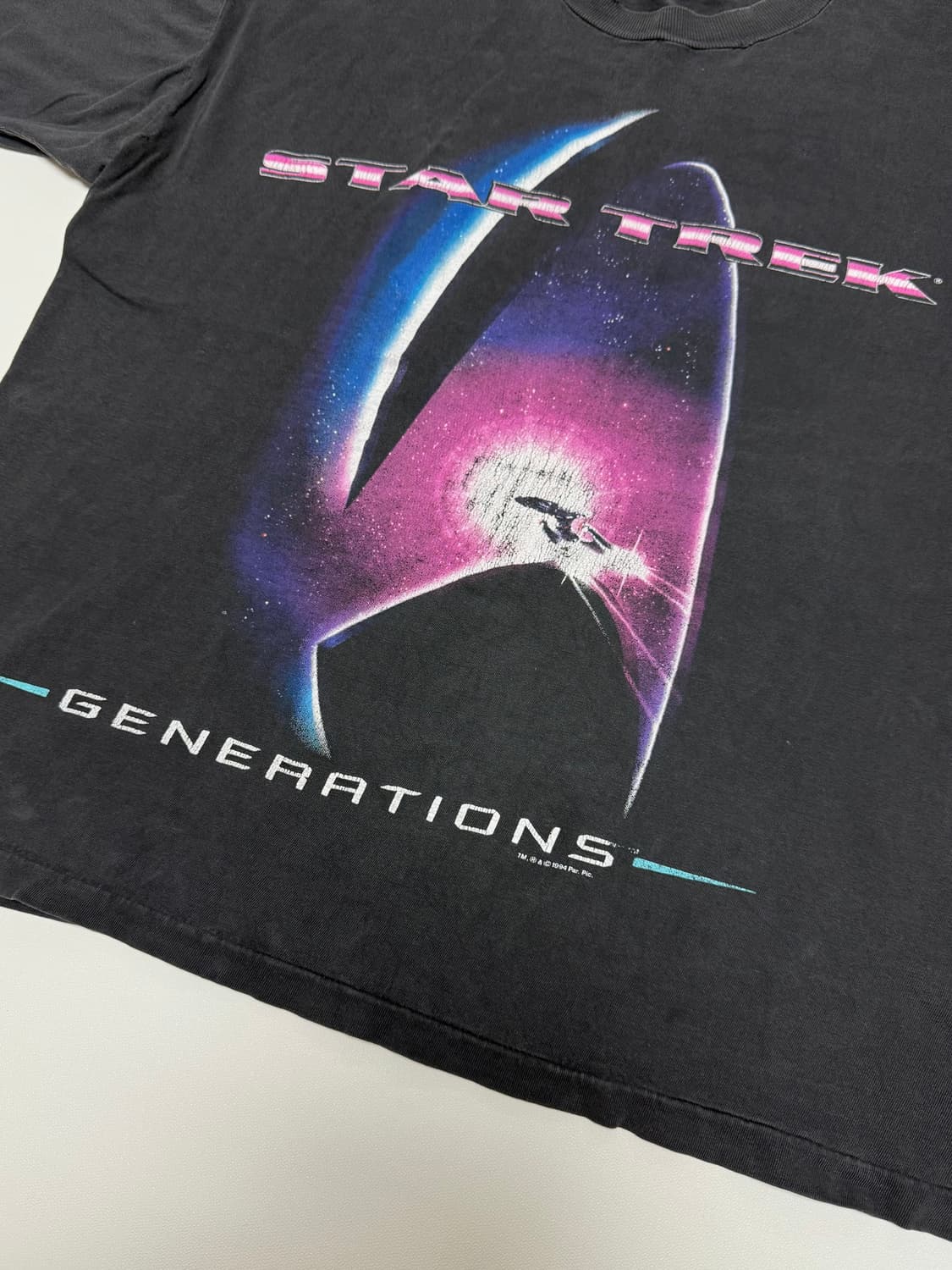 90s 스타트렉 빈티지 무비 반팔 티셔츠 상품이미지3