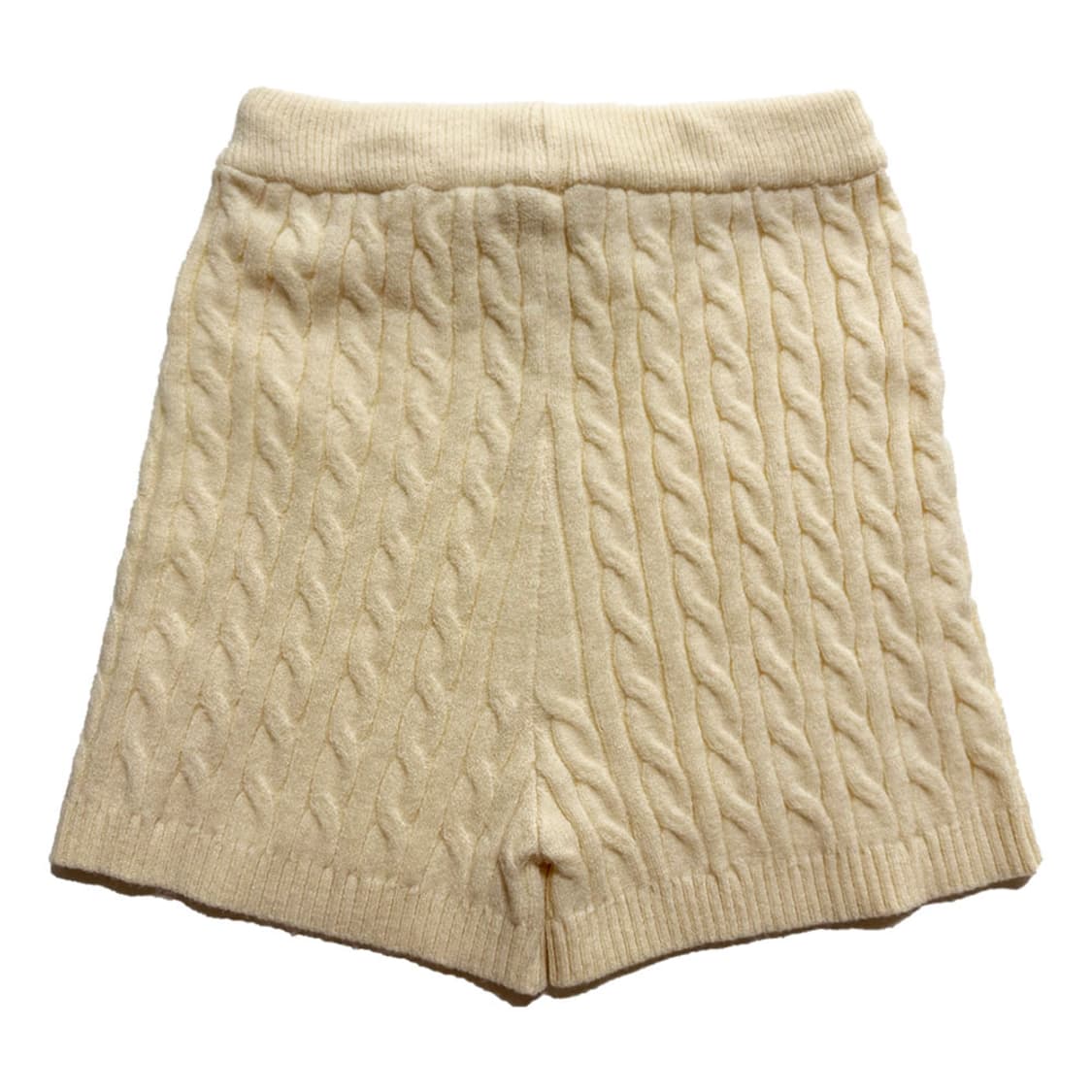 새상품 여자 꽈배기 니트 반바지 (아이보리) 상품이미지2