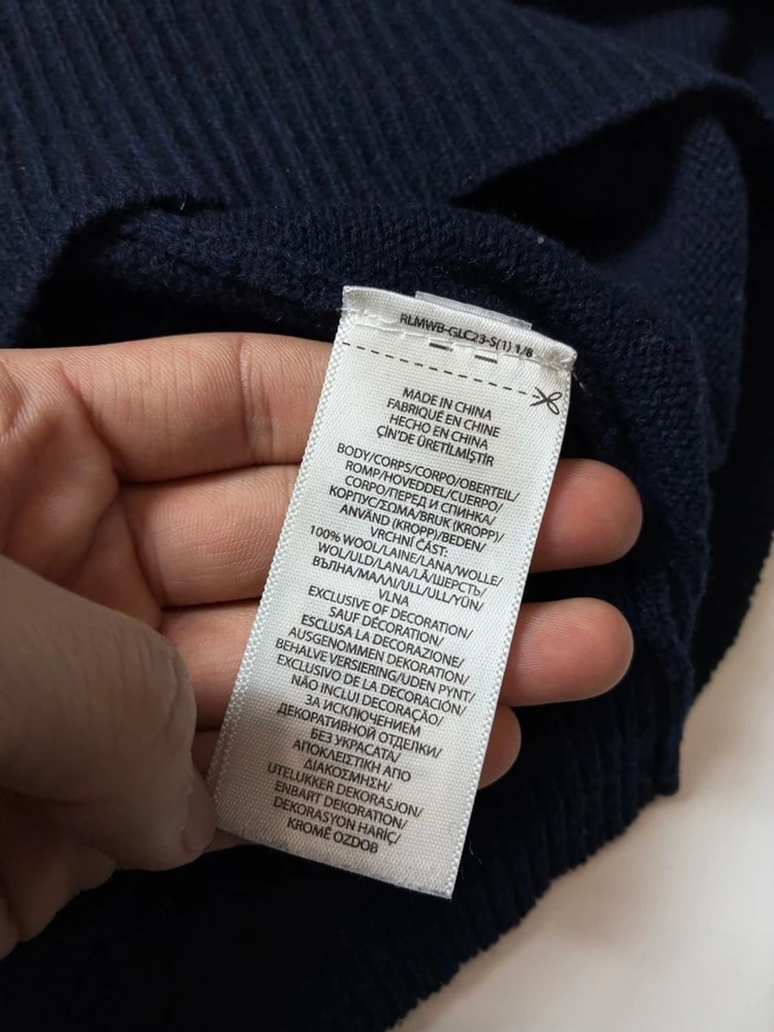 폴로 랄프로렌 블록 배색 울 니트 PN8492 상품이미지7