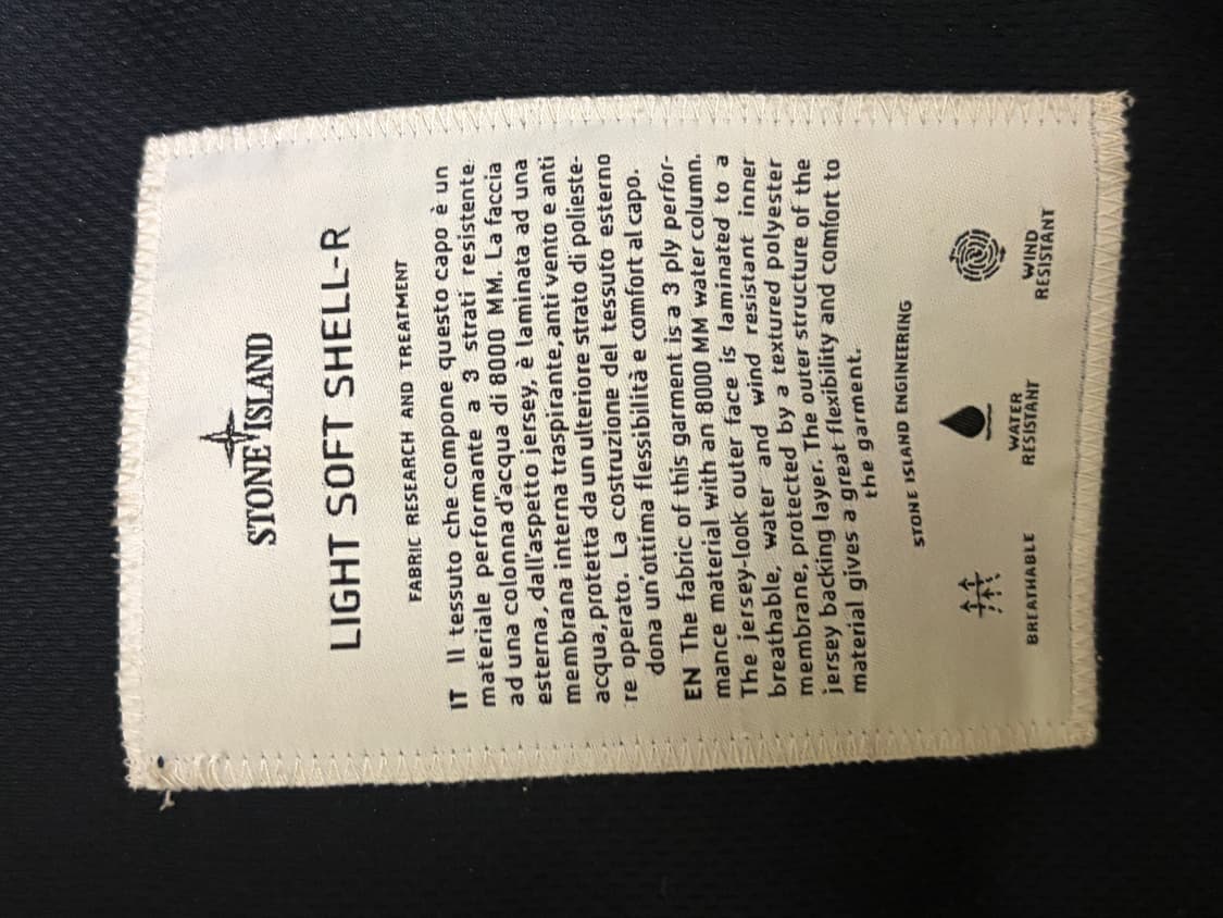 스톤아일랜드 소프트쉘 네이비 상품이미지4