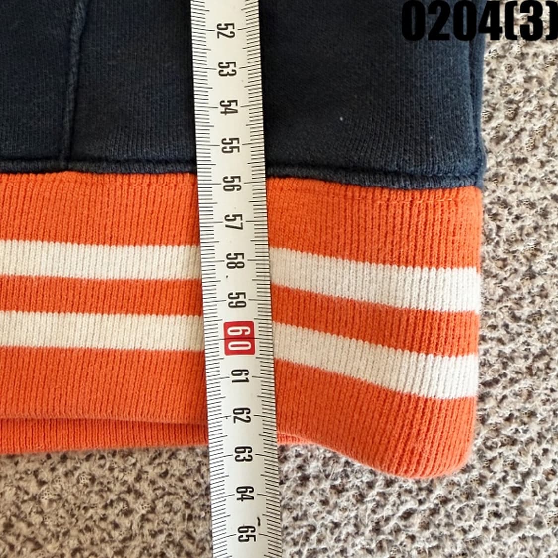 [M] 챔피온 오렌지 스트라이프 쭈리 포인트 후드티 0204(3) 상품이미지8