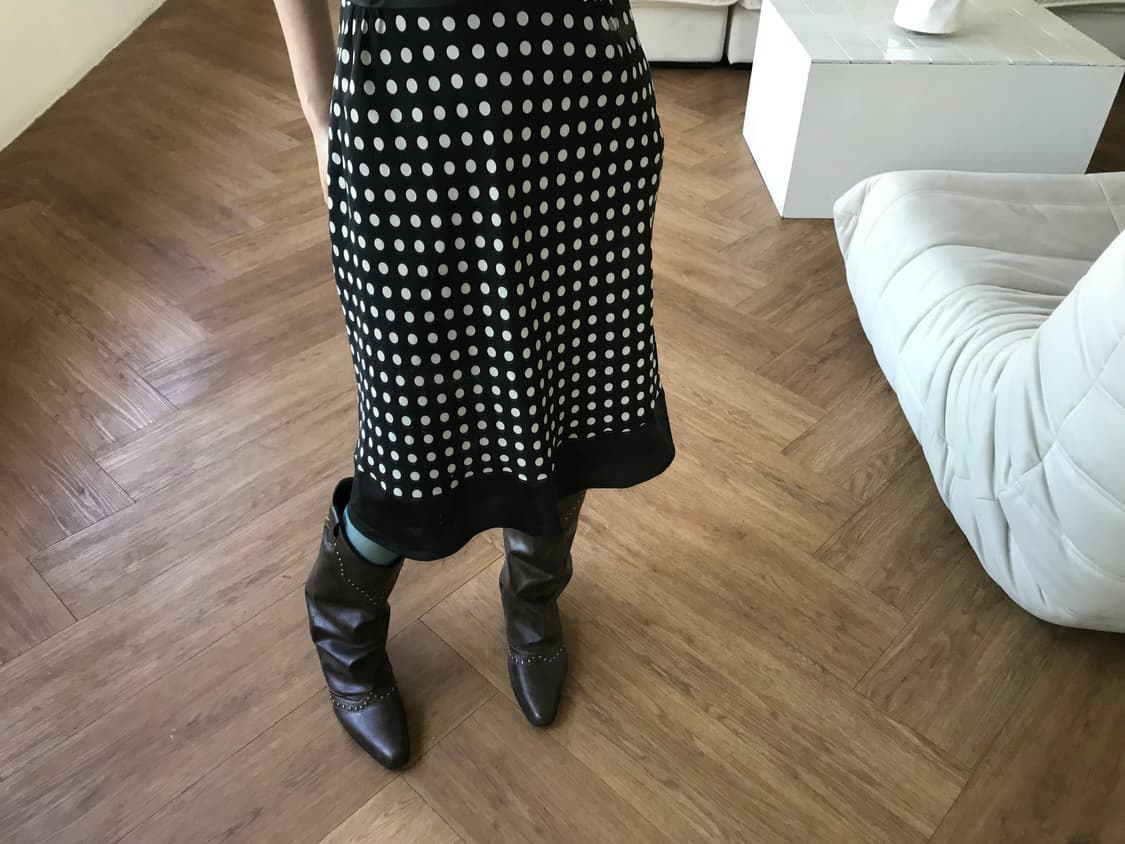 vintage dot pattern one-piece 상품이미지5