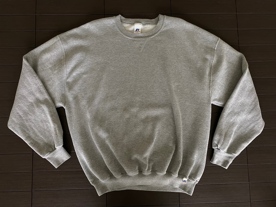 (XXL) 00s 빈티지 러셀 스웻셔츠 그레이 상품이미지1