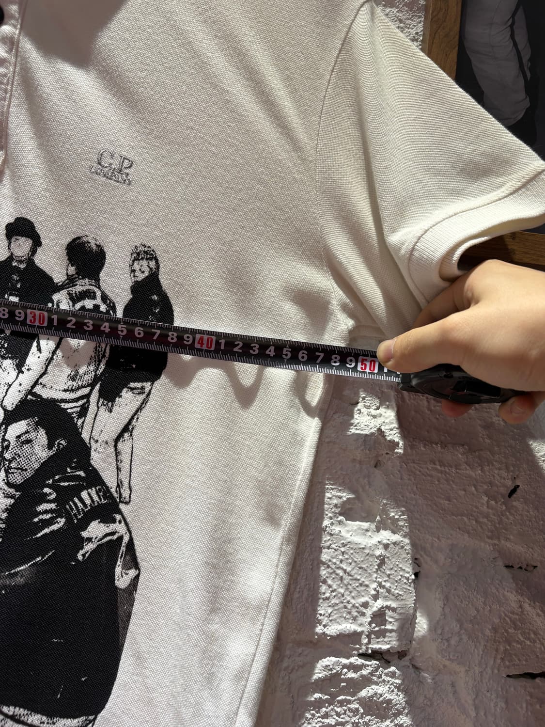 CP 컴퍼니 스몰 로고 커스텀 반팔 카라티셔츠 상품이미지5