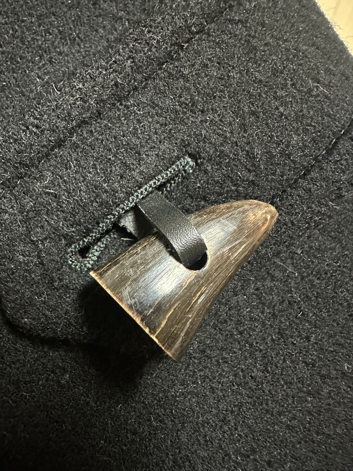 버버리 블랙 더플 코트 정품 M 여성 코트 상품이미지7