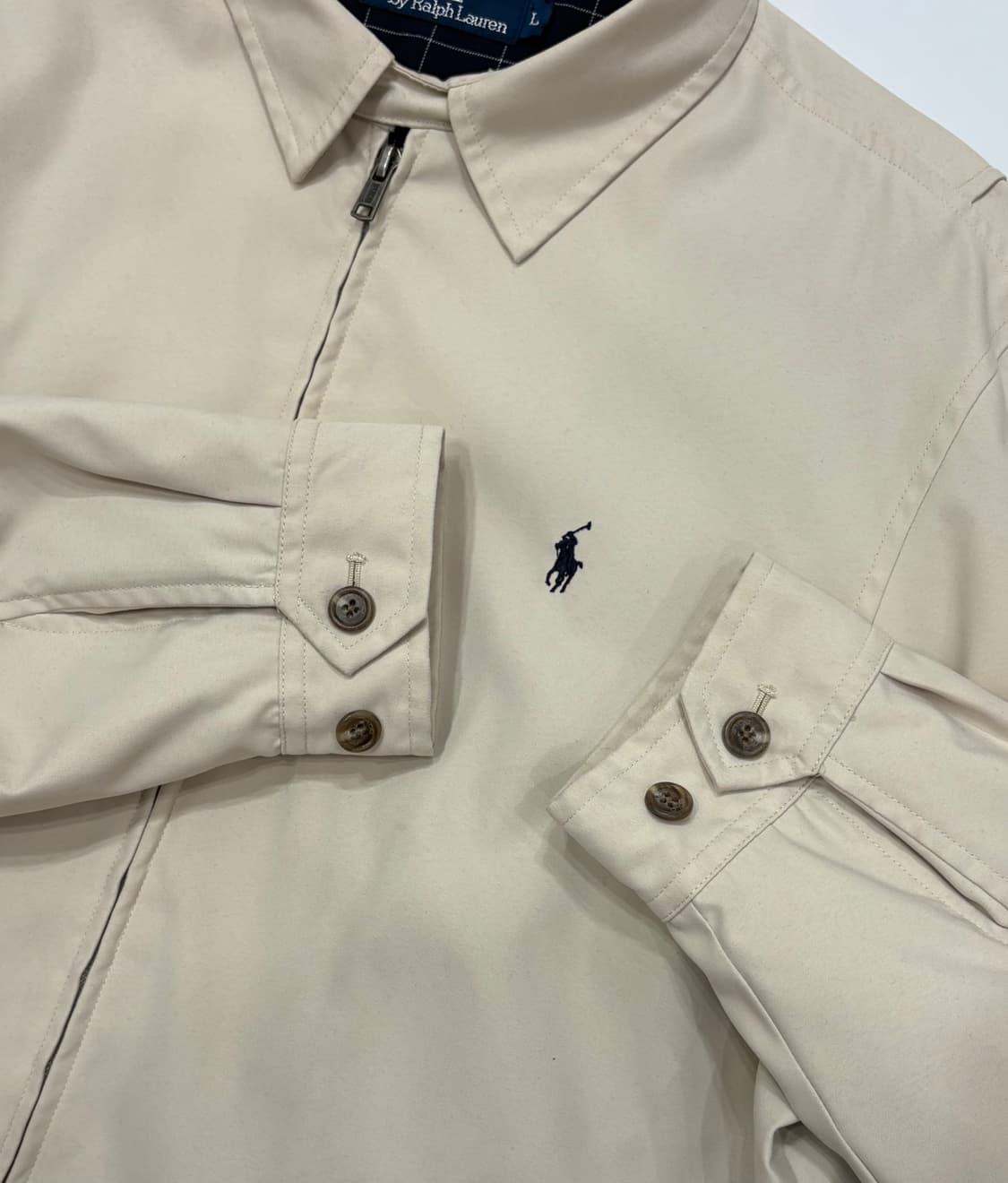 Polo 폴로랄프로렌 베이지 해링턴 자켓 상품이미지3