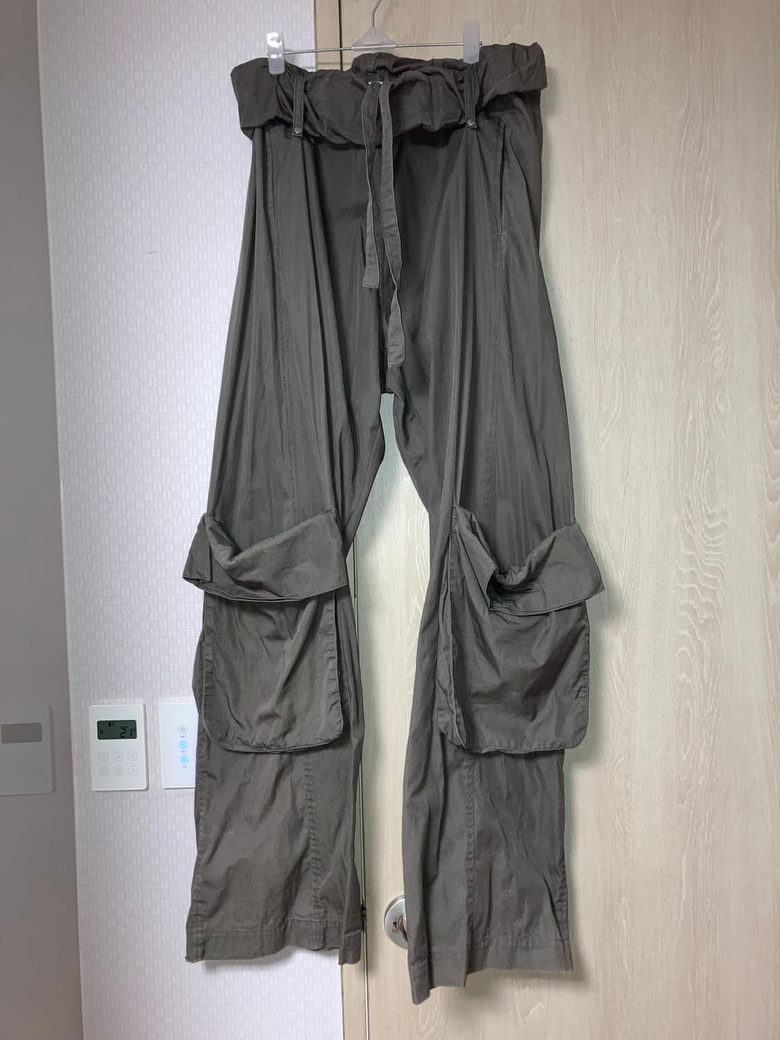 The Open Product  더오픈프로덕트 와이드 카고팬츠 상품이미지3