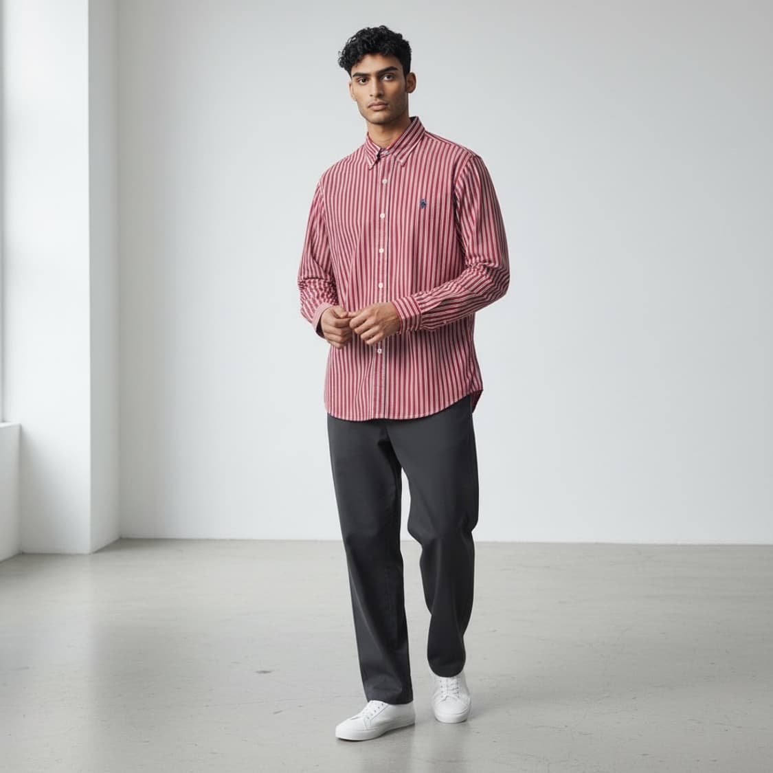 [M] Polo 폴로 랄프로렌 스트라이프 셔츠 상품이미지6