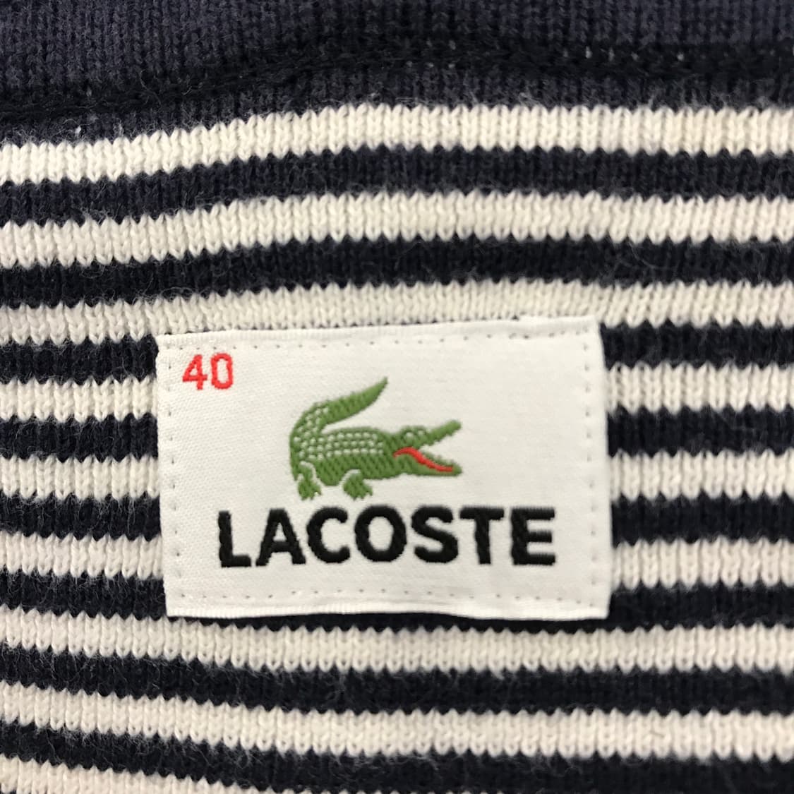 라코스테 코튼 니트후드집업 [100] 상품이미지5