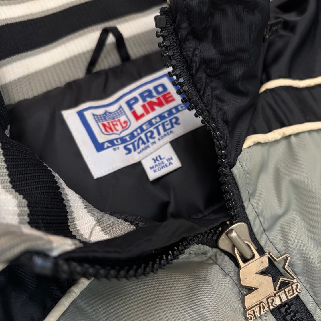 90s starter 스타터 NFL 레이더스 패딩 점퍼  상품이미지2
