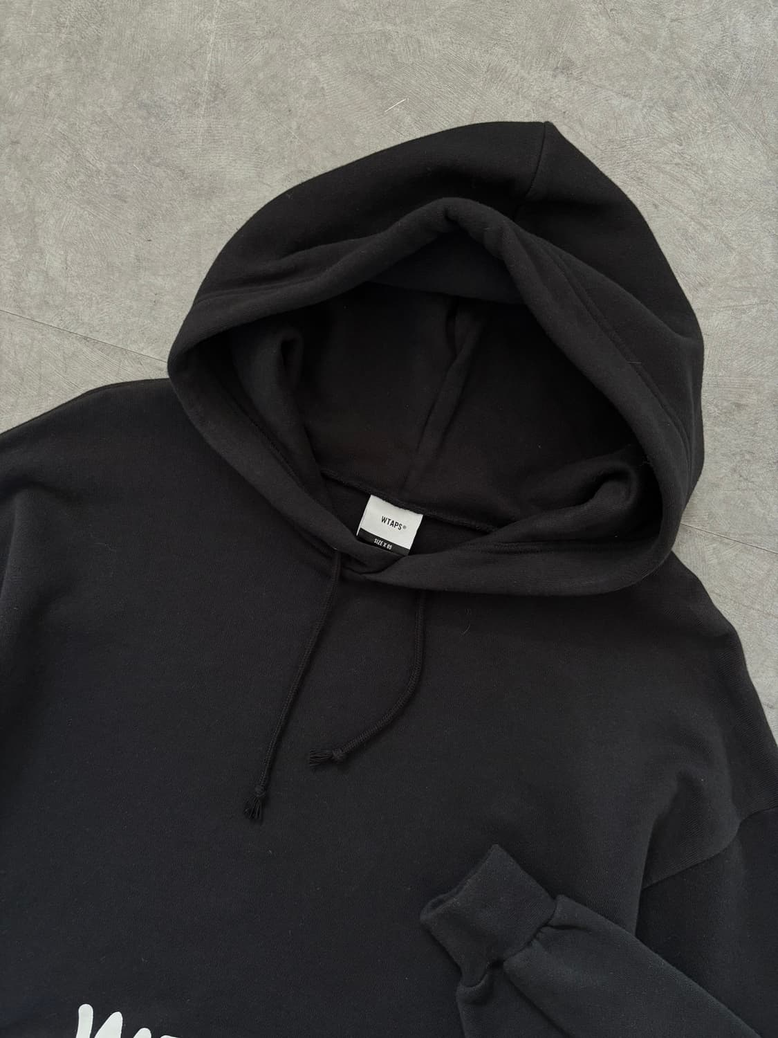 WTAPS 더블탭스 21AW 블랙 후드 상품이미지3