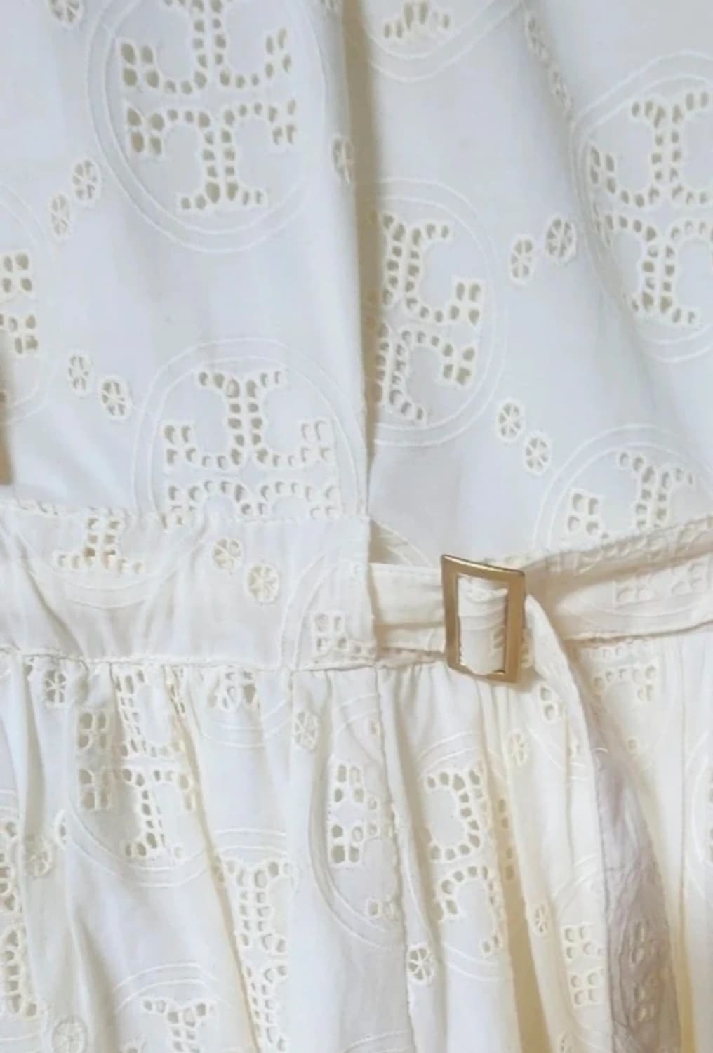 새제품 Tory Burch 원피스 IVORY 토리버치 롱 원피스 상품이미지6