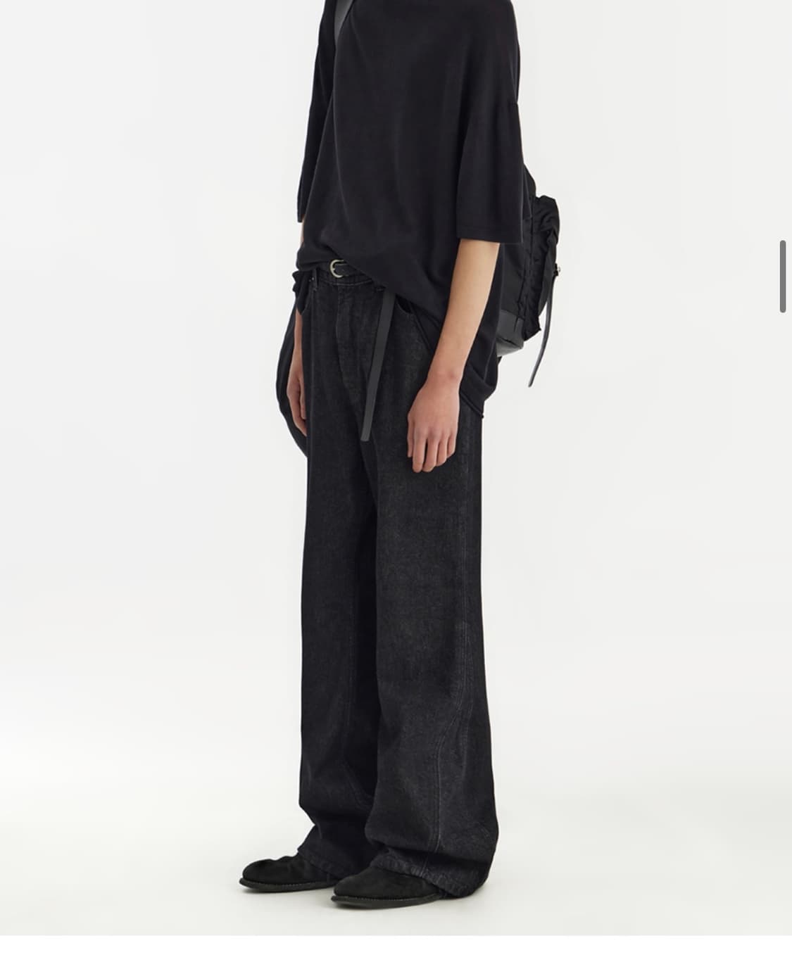 youth Structured Flared Denim Pants 상품이미지3