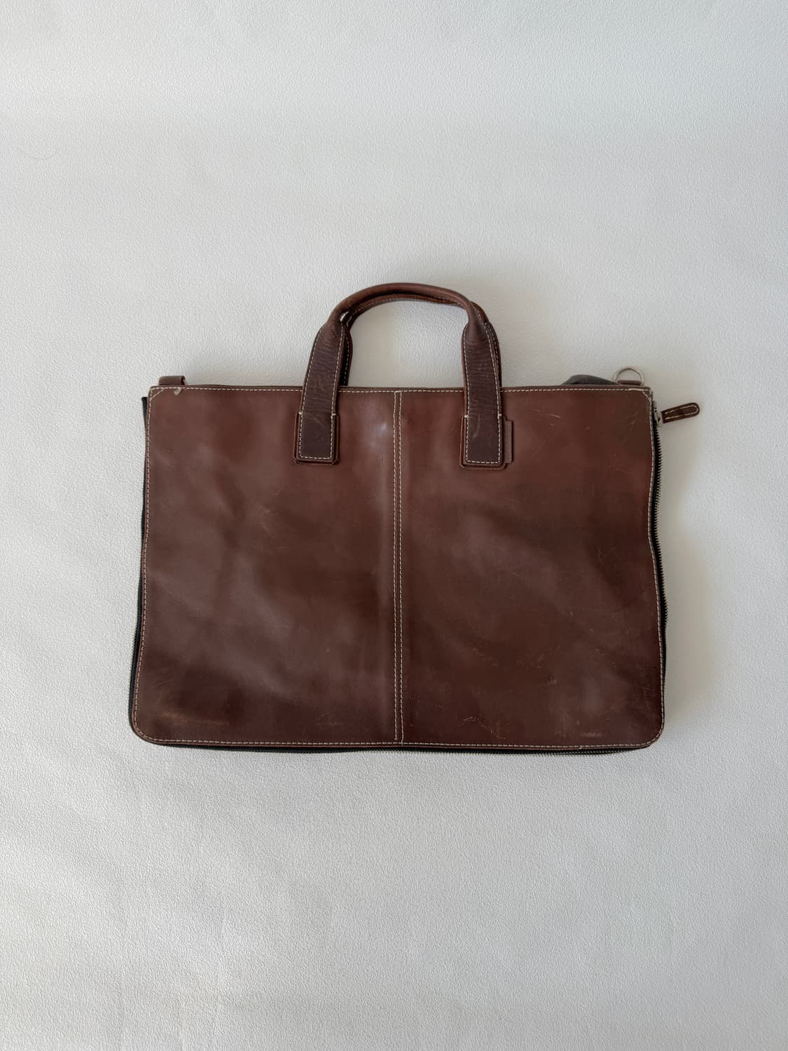 준코 코시노(JUNKO KOSHINO) 레더 브리프케이스백 상품이미지1