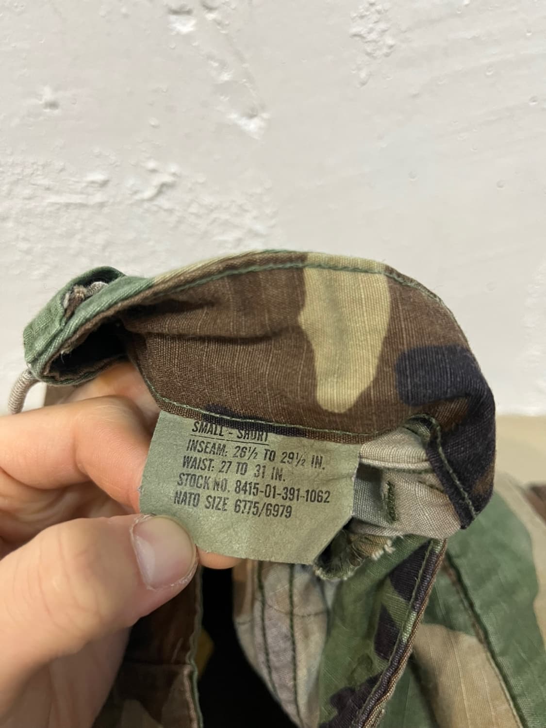 90s 미군 오리지널 우드랜드 BDU 카고 팬츠 상품이미지6