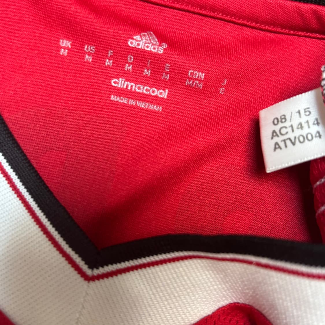 아디다스 15 16 맨유 맨체스터 유나이티드 홈 캐릭 유니폼  상품이미지4