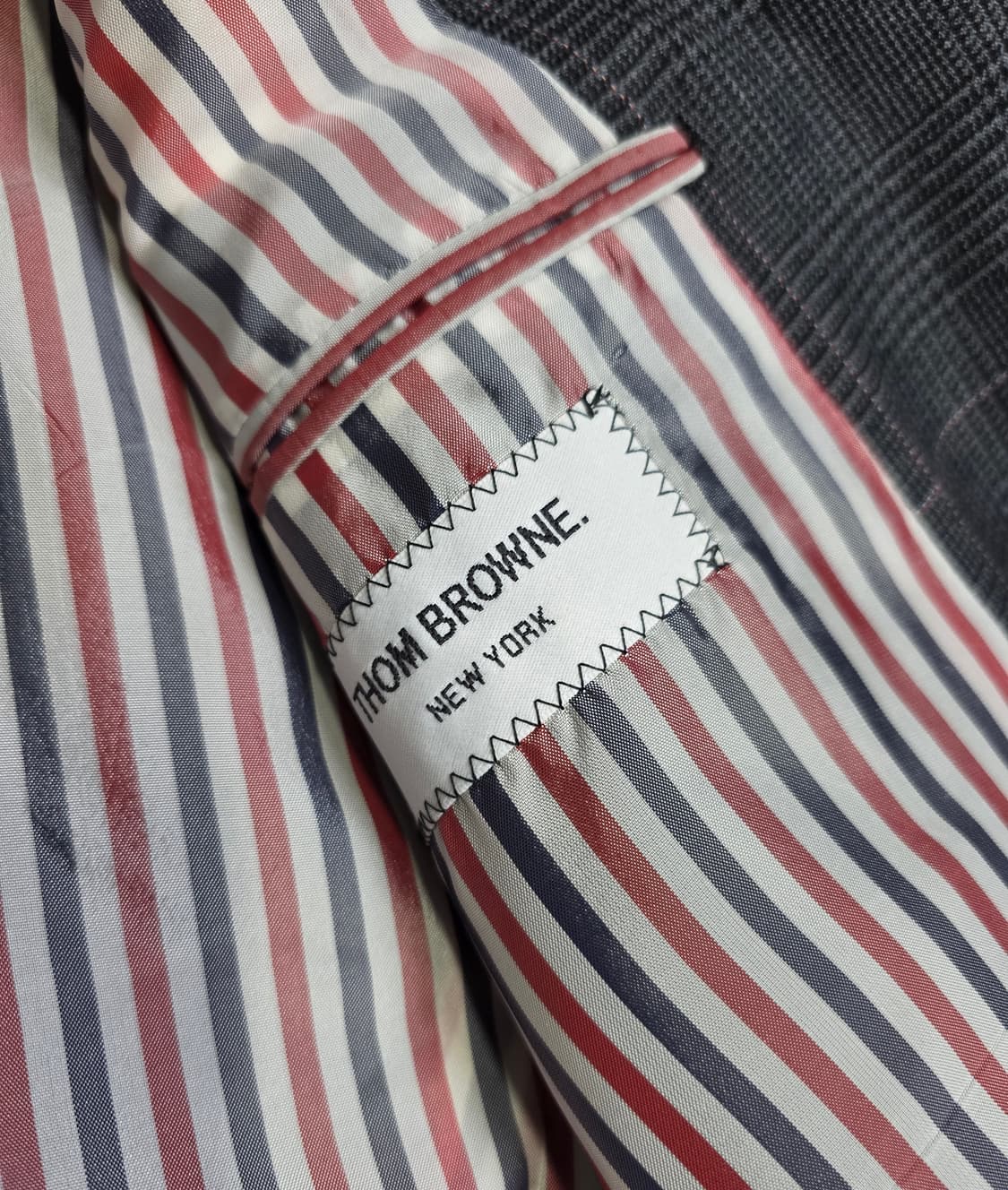 (새상품) 톰브라운 글렌체크 정장 세트 / 자켓2 팬츠1 상품이미지5