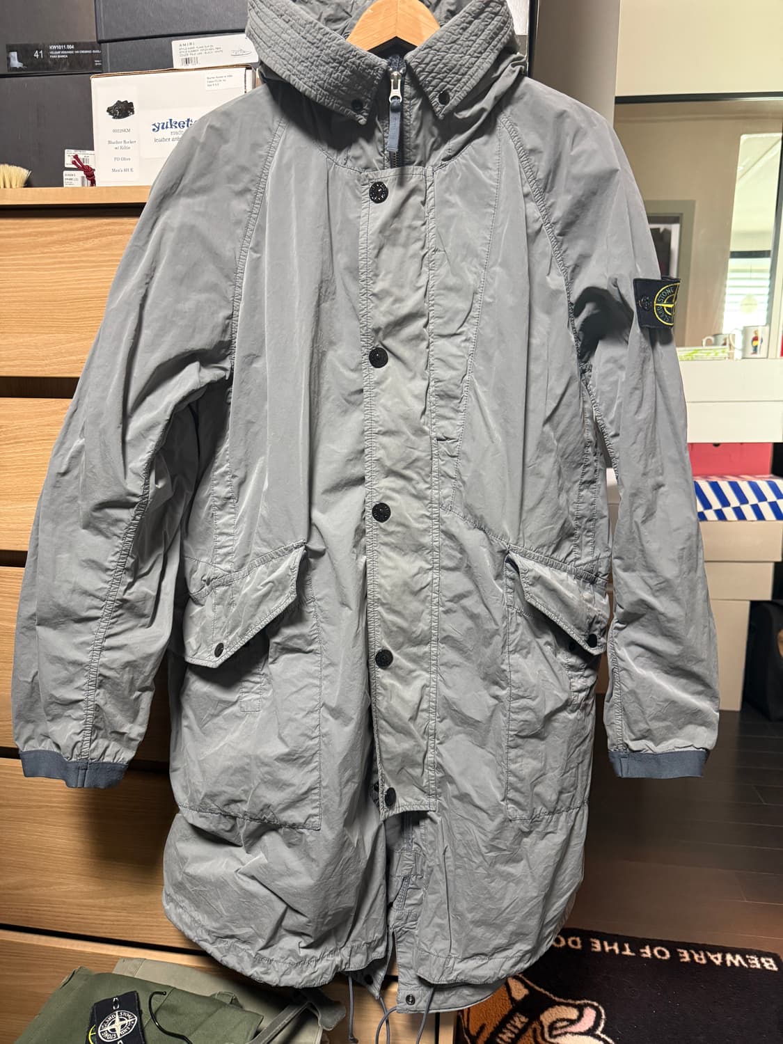 스톤아일랜드 david light tc 후드 코트 상품이미지1