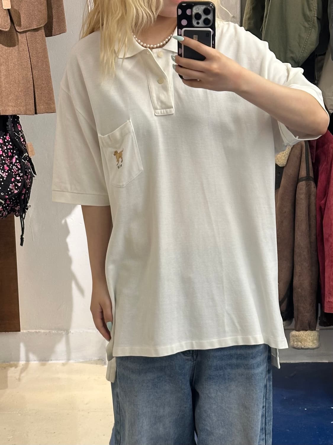 Prl 폴로 랄프로렌 도그 카라 반팔티 상품이미지1