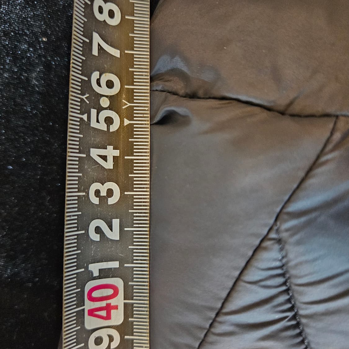 블루종 경량패딩 점퍼 105 블랙 실측 100 상품이미지6