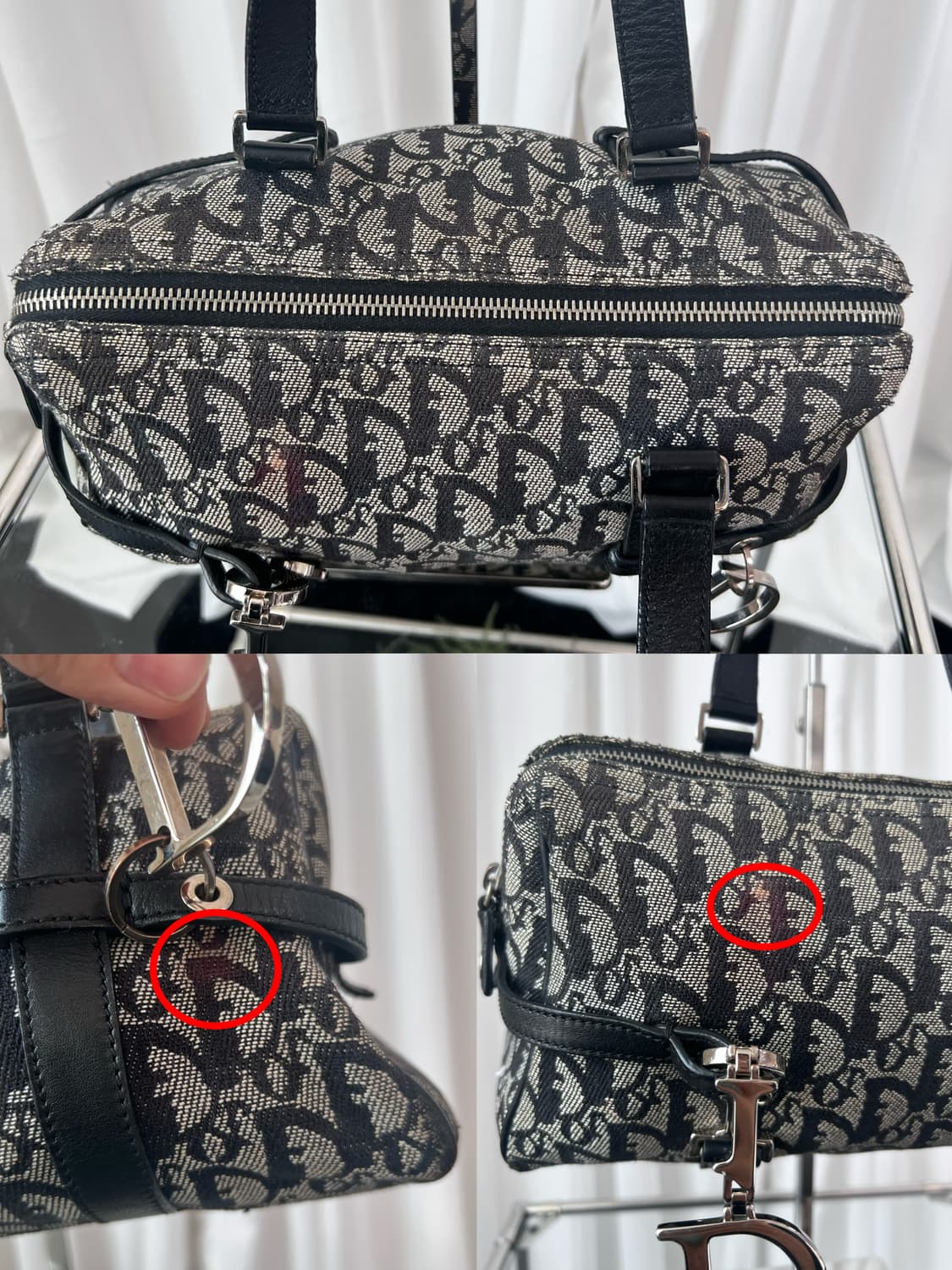 디올 오블리크 D링 참 숄더백 상품이미지7