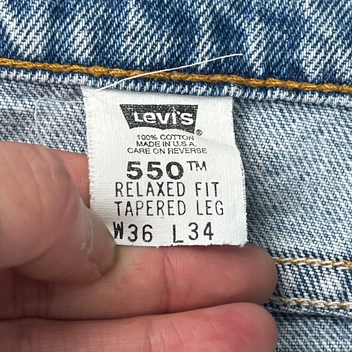 usa 리바이스 550 데님팬츠 s11047 상품이미지9