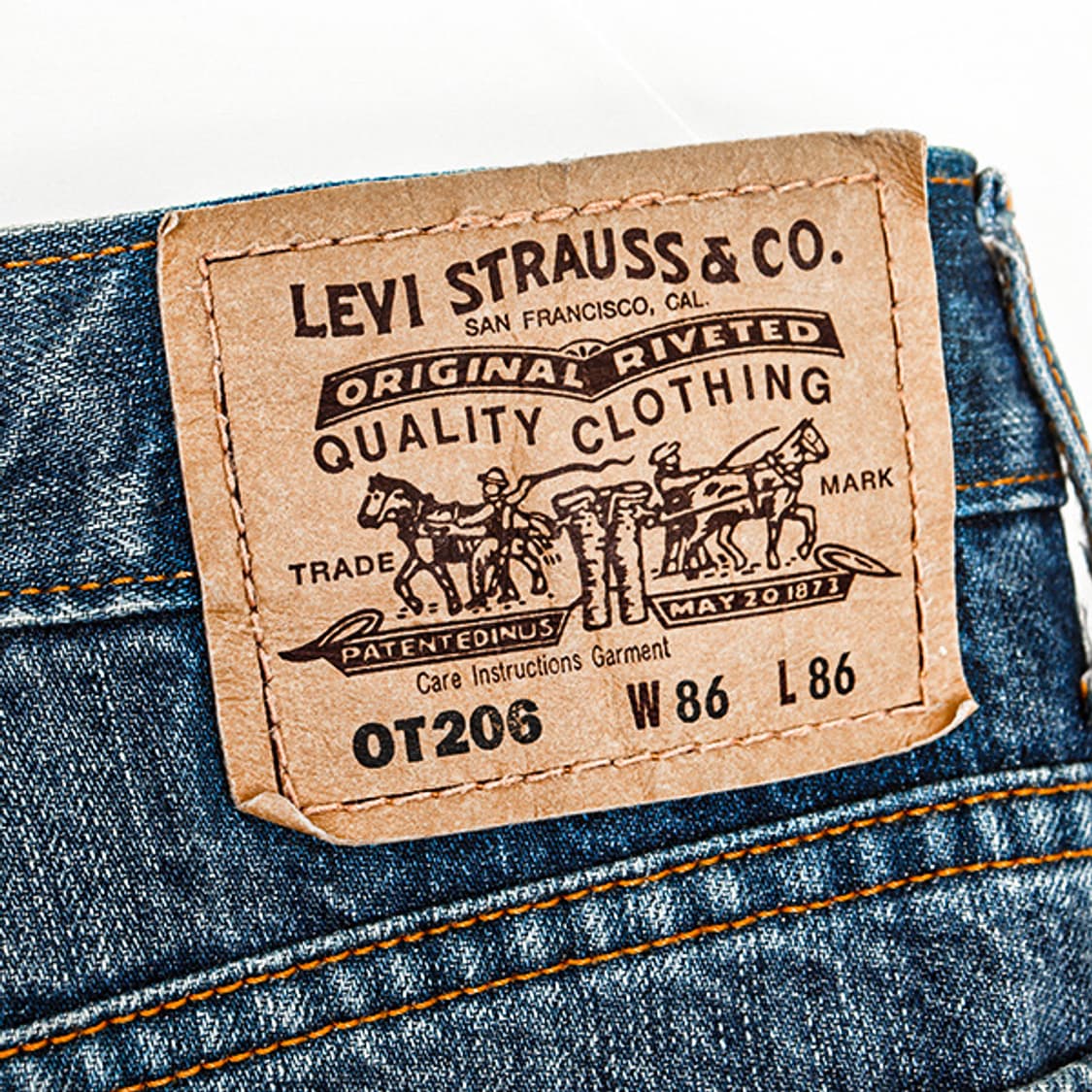 리바이스 오렌지탭 워시드 데님 진 (30) 상품이미지9