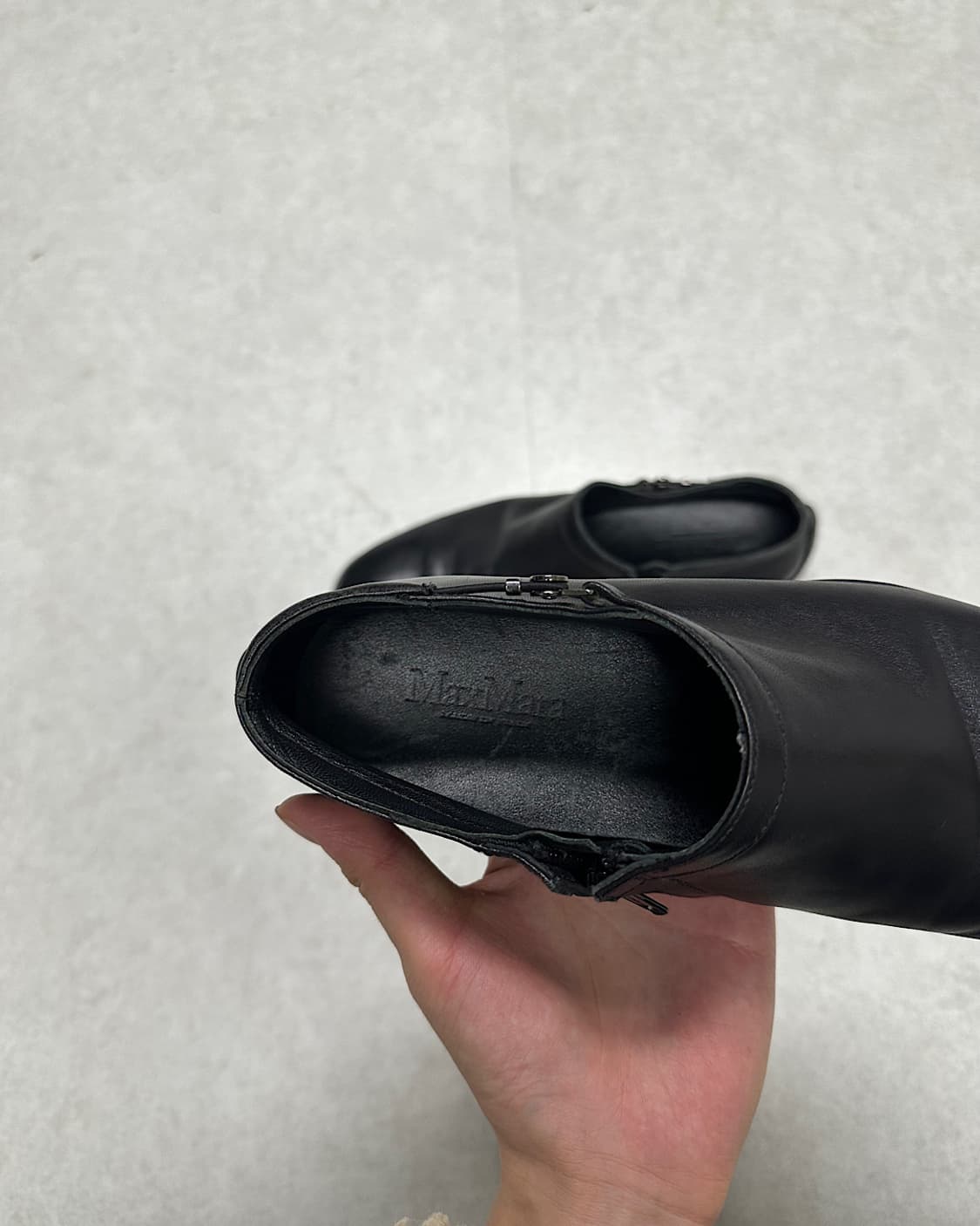 막스마라 레더 앵클 슈즈   상품이미지5