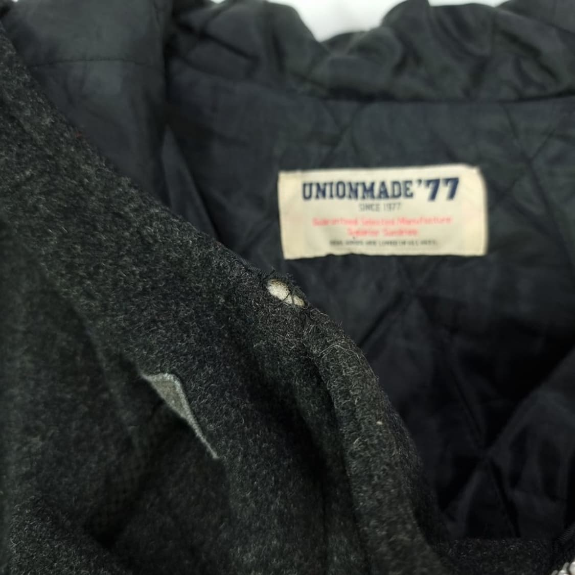 [유니온 메이드 재팬] N3B 오마주 루즈핏 모직 후드 코트 M17489 상품이미지9