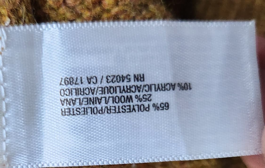 OLD NAVY 올드네이비 머스타드 숄카라 가디건 M 상품이미지4