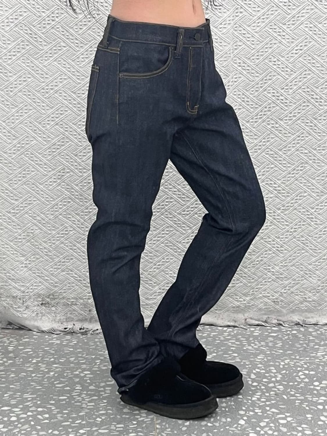 유니클로 질샌 다크인디고 모던 캐주얼 데님 팬츠 28인치 C09133 상품이미지1